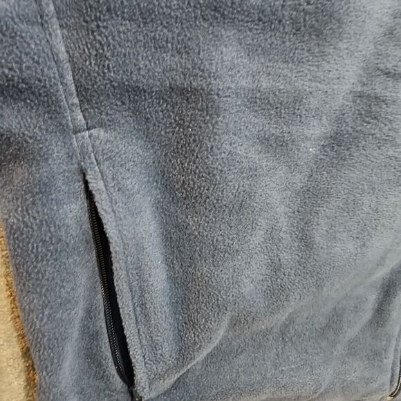 Columbia Men’s 2XL Fleece Zip Vest Navy Blue - Picture 4 of 10